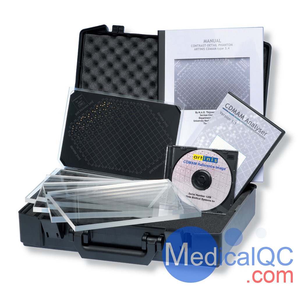 荷蘭Artinis CDMAM乳腺模體，CDMAM乳腺機(jī)成像低對比度閾值檢測模體