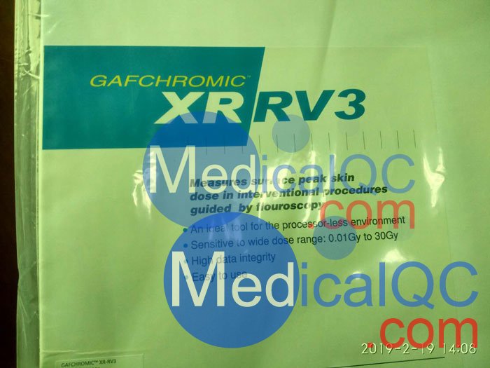 Gafchromic XR-RV3皮膚劑量QA免沖洗膠片，Gafchromic XR-RV3膠片